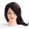Голова-манекен "Зинаида" 100% натуральные волосы 35-40см с креплением